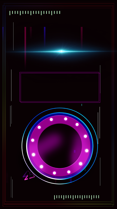 抖音风微信招商手机海报模板背景