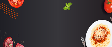 时尚美味意大利面微信公众号素材图片背景