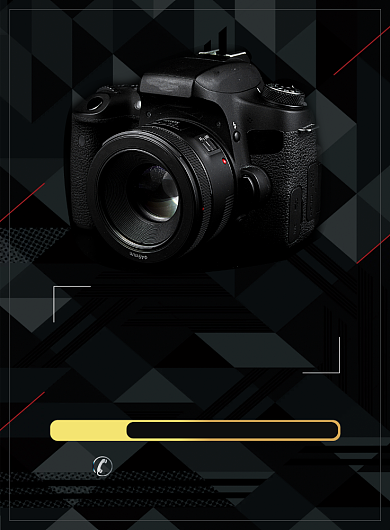 黑色大气摄影培训宣传广告印刷海报背景