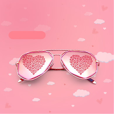 520粉色浪漫太阳镜淘宝直通车图片背景