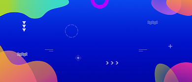 蓝色科技梦想公众号首图背景