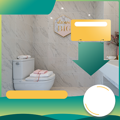 绿色黄色满减家用瓷砖直通车背景