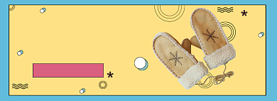 可爱手套banner背景