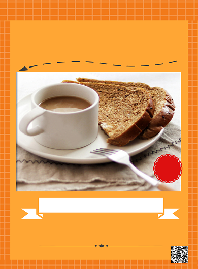 面包店宣传海报背景