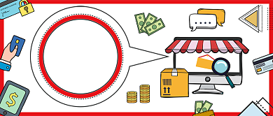 红黑金融科技网购套路安全首图背景