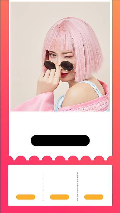 简约服装优惠券手机海报背景