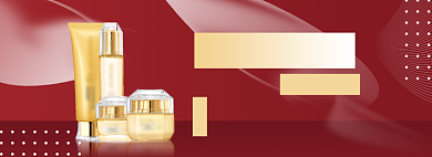 天猫年货节美妆护肤品化妆品限时优惠淘宝banner背景