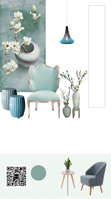 简约享生活家居海报背景