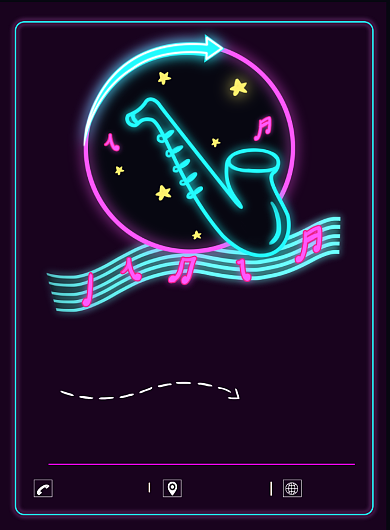 简约音乐节印刷海报背景