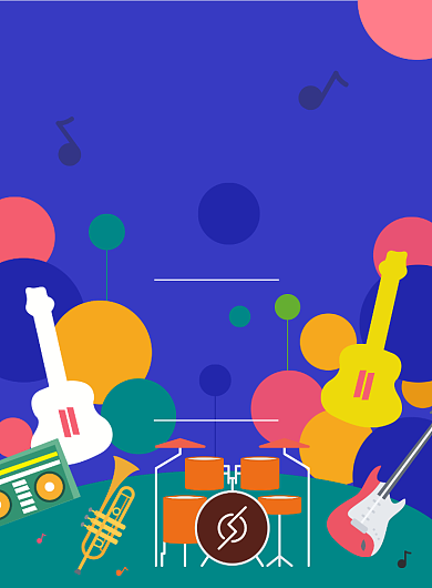 音乐节海报背景