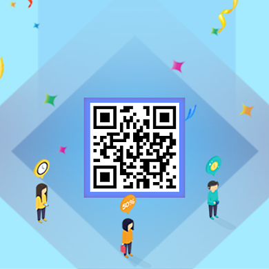 手机扫码支付二维码背景