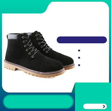 蓝色清新优惠鞋子保暖直通车背景