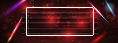 霓虹风黑色星期五抢购banner背景