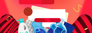 洗护用品洗衣液海报banner背景