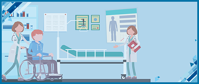 创意防止静脉曲张公众号首图背景