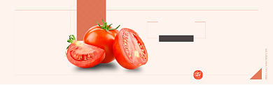 西红柿尝鲜价淘宝banner背景