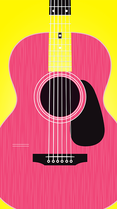 吉他培训手机海报背景