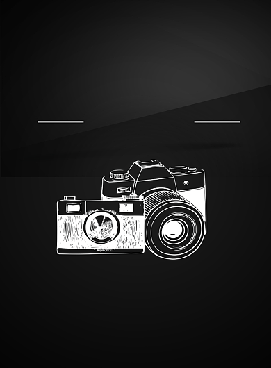 大气黑色商业摄影培训教育海报背景