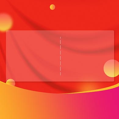 红色紫色黄色热闹包月流量卡联通直通车背景