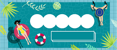 闺蜜三亚游公众号首图背景