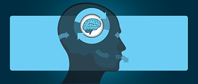 蓝色教育培训大脑喜欢这样学首图背景