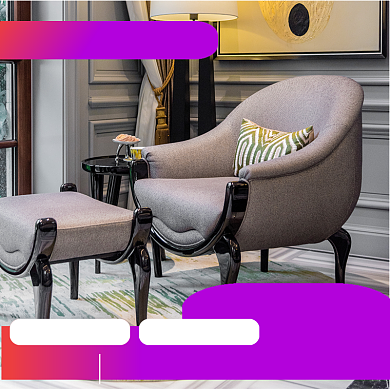 简约风沙发热卖直通车背景