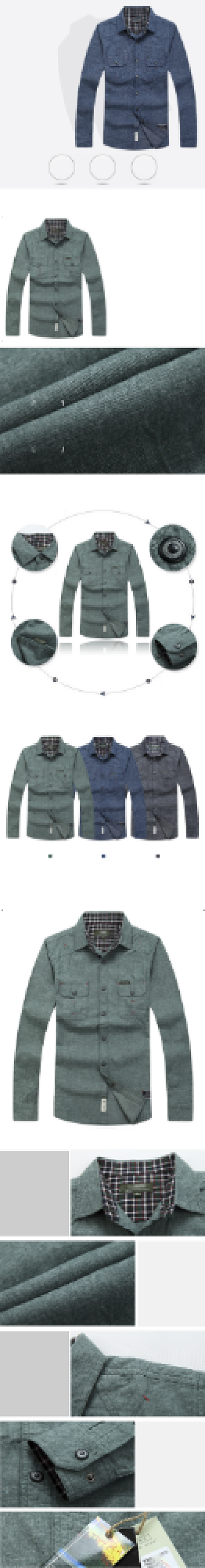 简约休闲服饰男装详情页背景