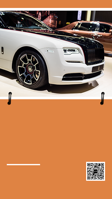 汽车销售简约黄色时尚宣传海报背景