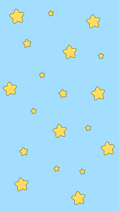 可爱星星晚安手机壁纸海报背景