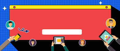 热点话题参与公众号首图背景