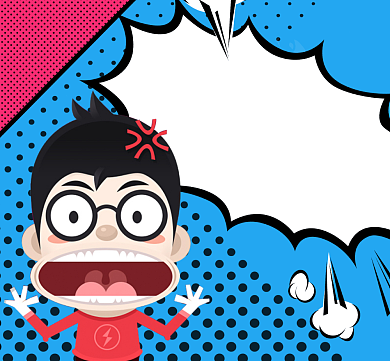 卡通搞笑朋友圈封面背景