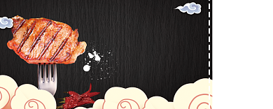 美味牛排58元优惠券背景