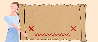 今日大事件卡通手绘手机首图背景