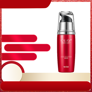 红色双十二补水化妆品促销直通车背景