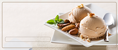 夏季冰淇淋简风格公众号首图背景