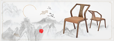 古典家具促销BANNER背景