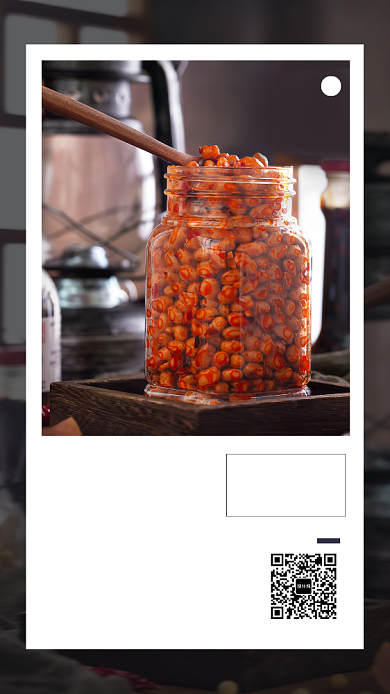 简约摄影风温情腊八美食宣传手机海报背景