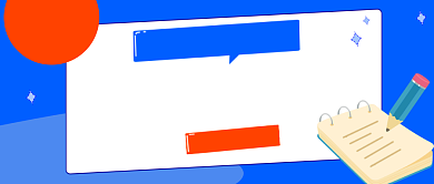 蓝色普通话培训公众号首图背景