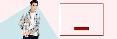 双十一男装促销淘宝banner背景