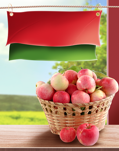 清新双十二水果促销电商海报背景