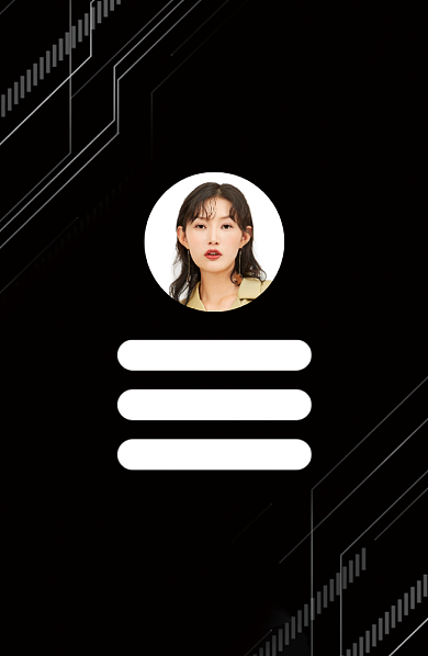 黑色创意时尚工作证背景