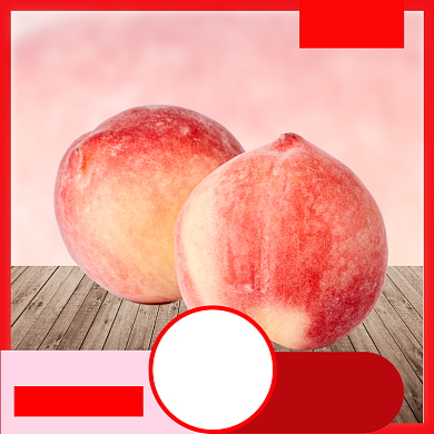 美味可口桃子直通车背景