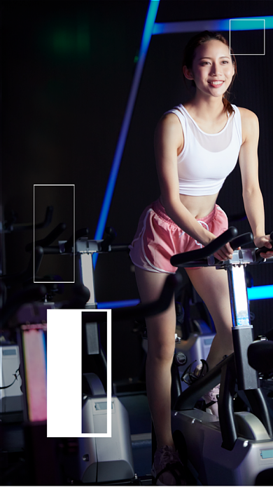 运动健身房宣传图海报背景