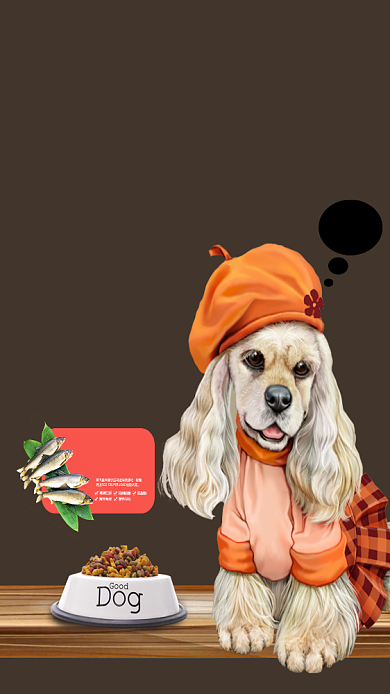 宠物手机海报背景