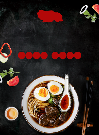 上汤牛肉面创意海报印刷海报背景