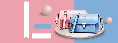 淘宝女包全屏海报背景