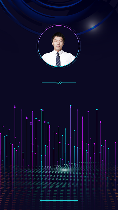 科技感线条聊天背景图壁纸海报背景