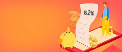 金融平台渐变菊色理财收益新媒体配图背景