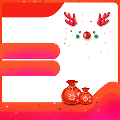 清新简约圣诞节化妆品促销主图图标背景