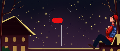 简约新年思乡公众号首图背景